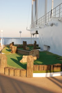 MSC Armonia Review - Golf Course on the Cruise Ship