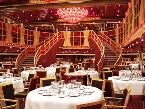 One of the Main Dining Rooms On Board Carnival Dream Cruise Ship